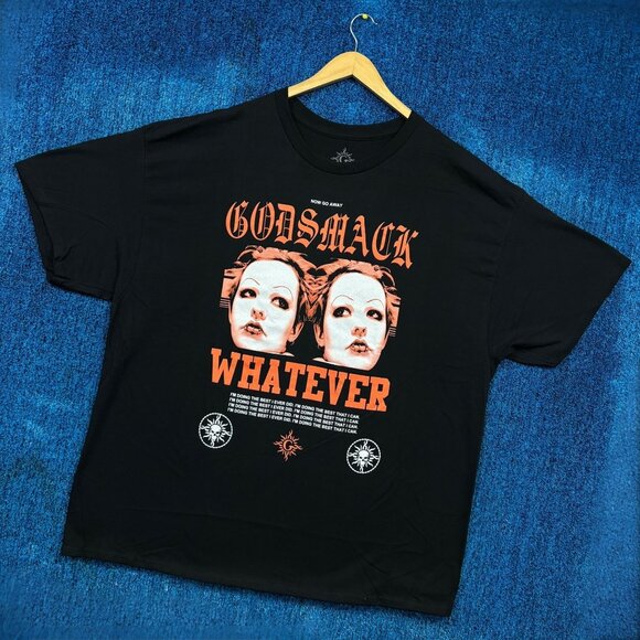 Godsmack Whatever Smack This Cover Nu Metal Band Tee XXXL - Picture 3 of 4